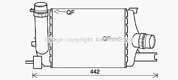 AVA QUALITY COOLING Интеркулер RT4602